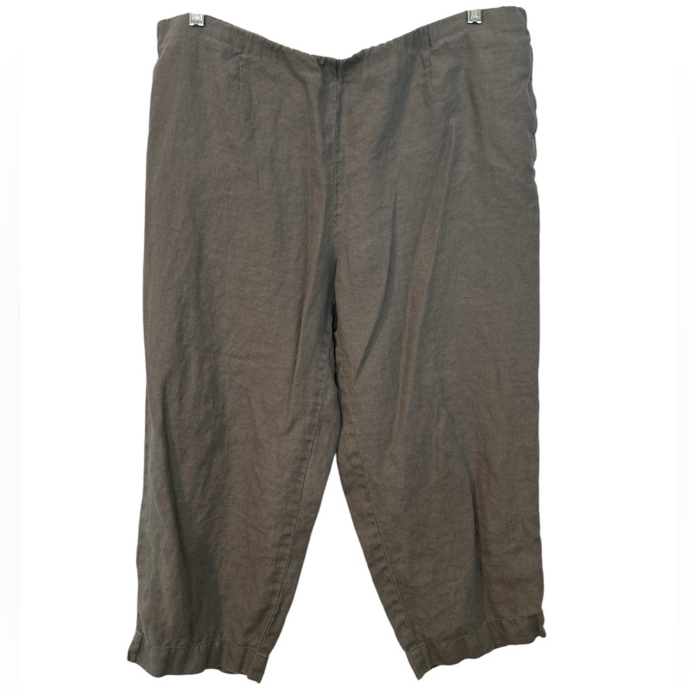 J Jill Love Linen Gray Capris Women’s Size L